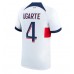 Paris Saint-Germain Manuel Ugarte #4 Voetbalkleding Uitshirt 2023-24 Korte Mouwen